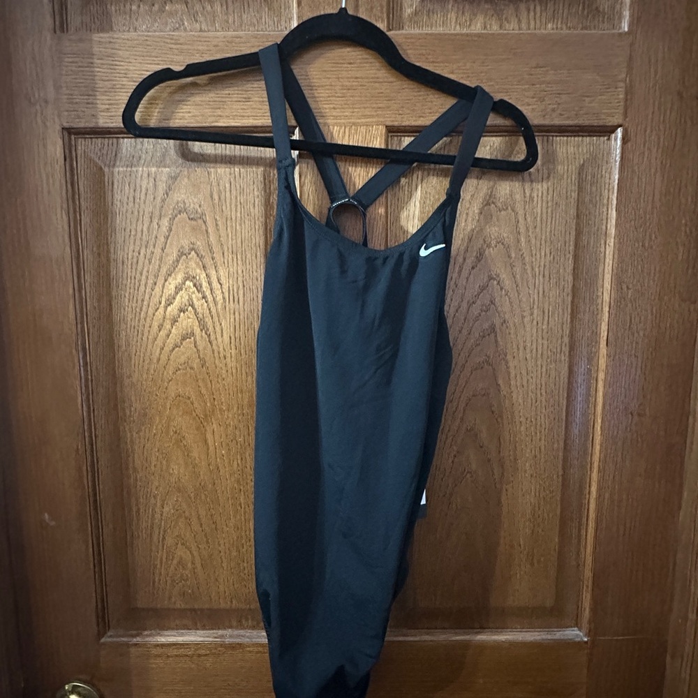 Nike Women's Black One-Piece Swimsuit